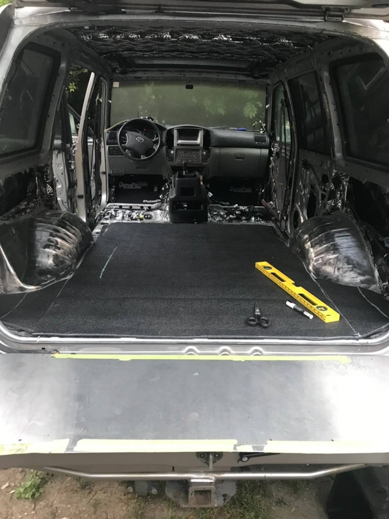 DynaPad fully installed on the cabin floor