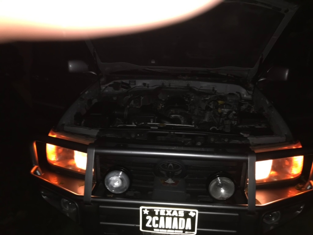 Headlights on after reassembly, night test